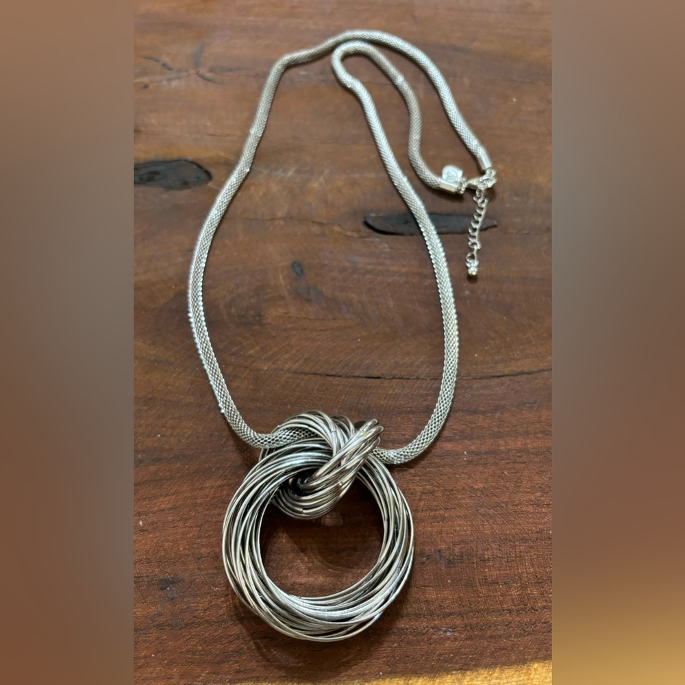 Necklace with Silver Rings